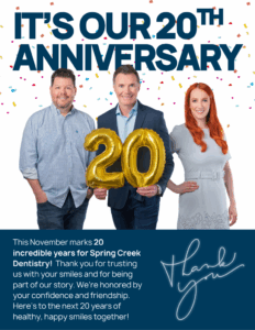 Spring creek dentistry 20th anniversary photo