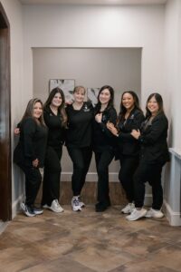 Happy hygiene team at Spring Creek Dentistry 